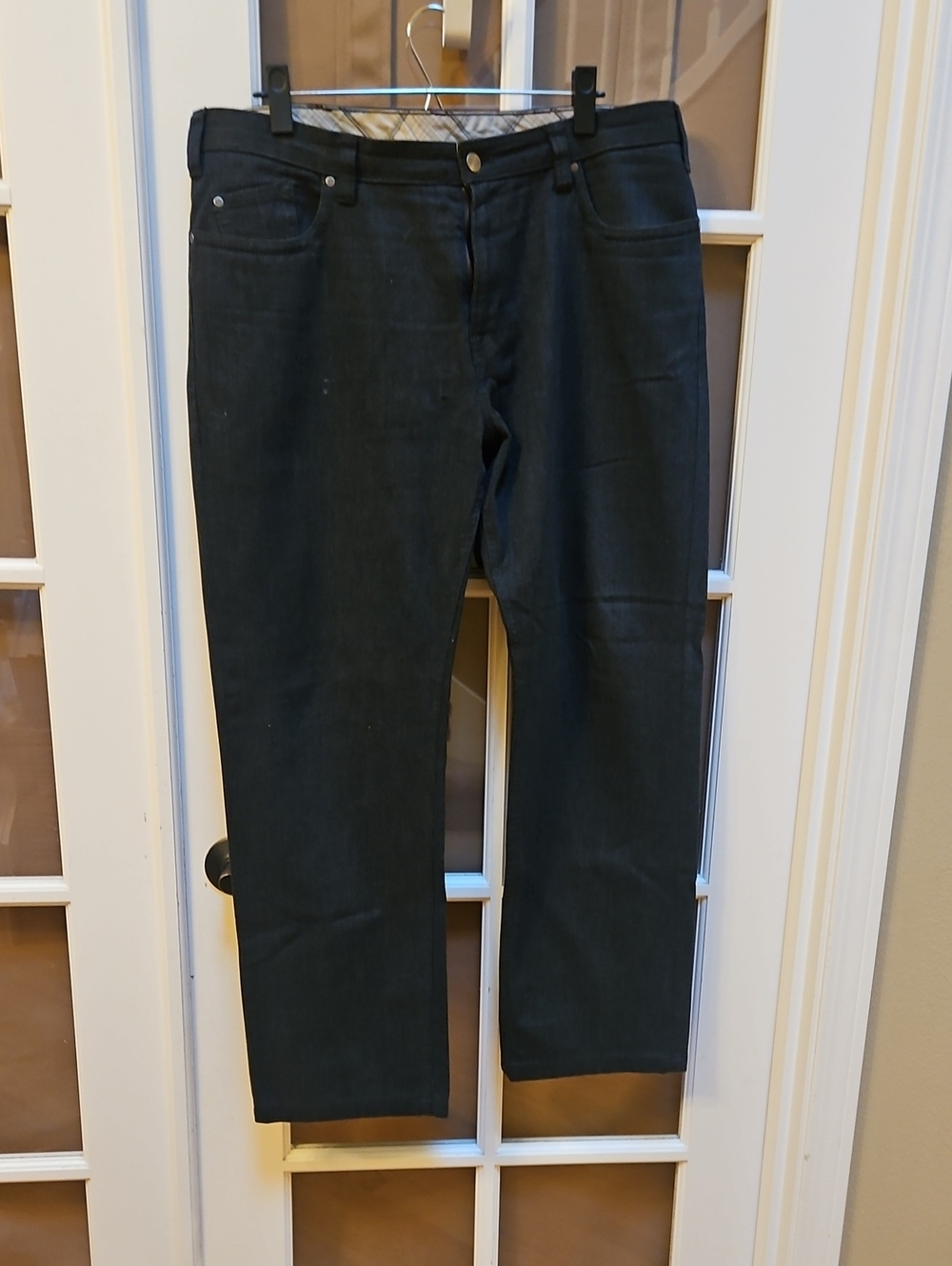Kenneth Cole New York Black Straight Pants